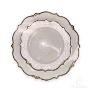 ფაიფურის თეფშების ნაკრები - ადრიანა - Darcey-ის სამეფო კოლექციიდან